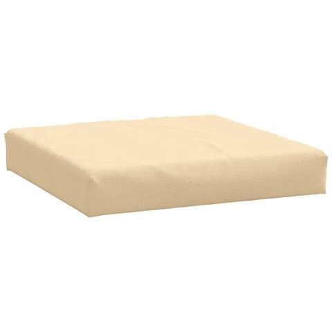 Cuscino Per Pallet Beige Mélange 60x60x10 Cm In Tessuto - Foto 1