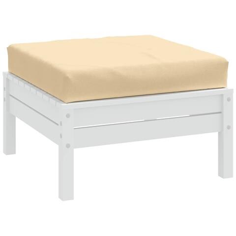 Cuscino Per Pallet Beige Mélange 60x60x10 Cm In Tessuto - Foto 6