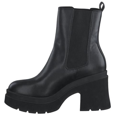 Black Casual Closed Booties Stivaletti Sintetico E Tessile Scarpe Donna Nero Eu 36, 5-25443-29 007 - Foto 3