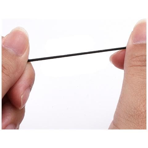 Corda Per Braccialetto Elastico - 01# Nero 1,0 Mm - Foto 4