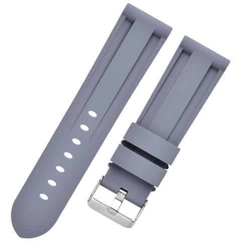 Cinturino Per Orologio In Silicone Per Panerai Luminor Marina Grey 24 Mm - Foto 2