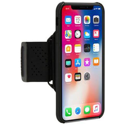 Fascia Da Braccio Sportiva Regolabile E Leggera Pro Per Iphone X / Xs, Nero - Foto 2