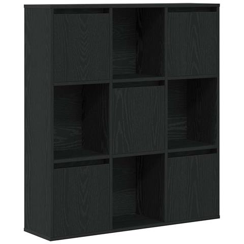Libreria Rovere Nero 89x24x101,5 Cm In Legno Multistrato - Foto 2