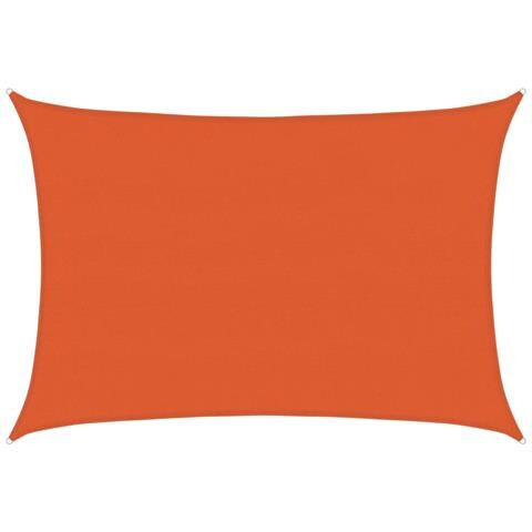 Vela Parasole 160 G/m Rettangolare Arancione 5x7 M In Hdpe - Foto 2
