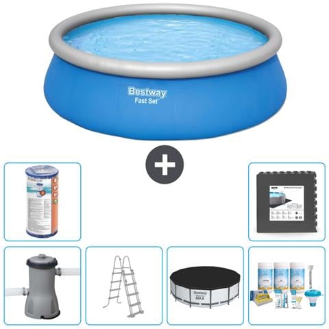 Piscina Fuori Terra - In Giro - 457x122 Cm - Blu - Include Accessori Coordinati Cb23 - Foto 1