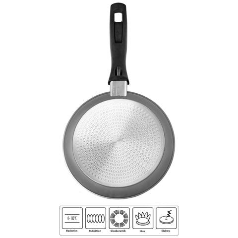 Set Di 2 Padelle In Alluminio Da 20 E 28 Cm, Con Ottimo Rivestimento Antiaderente, Senza Coperchio, Anche Per Induzione - Foto 2