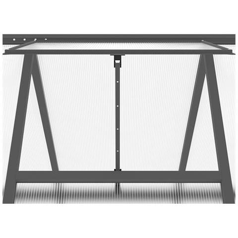 Telaio Serra con Base Antracite 445x169x195 cm in Alluminio - Foto 9