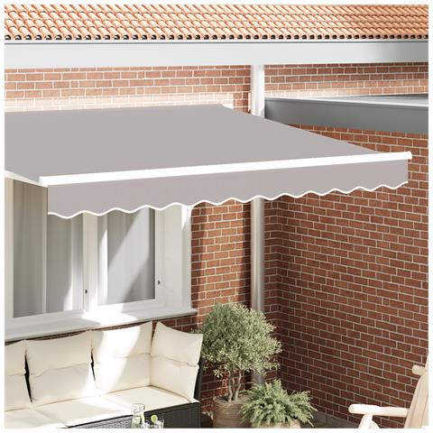 Tenda Valance per telaio da 2,5 m Grigio chiaro 2,3x0,2 m - Foto 2