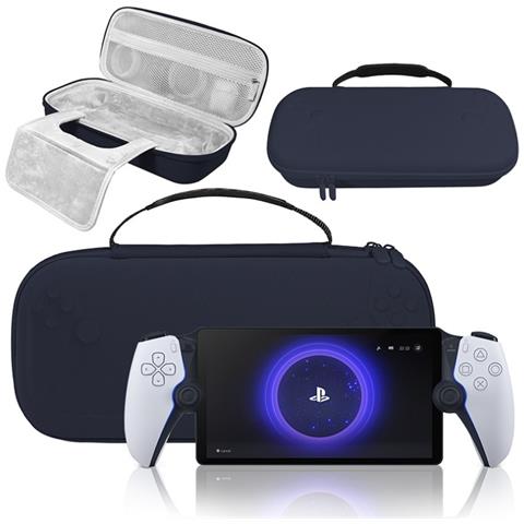 Custodia Con Cinturino Regolabile Compatibile Con Sony Playstation Portal Grey - Foto 2