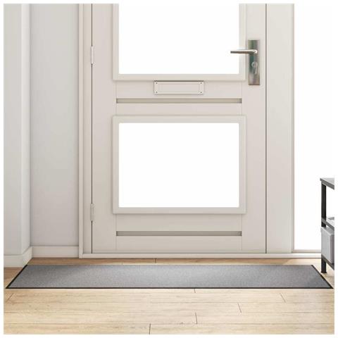 Tappetino Grigio e Nero 60 x 180 cm Polipropilene e vinile - Foto 2