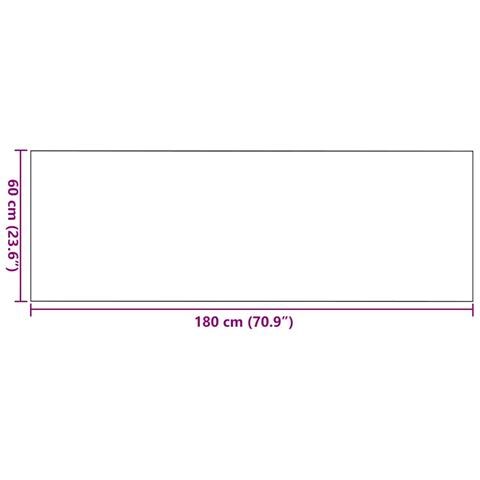 Tappetino Grigio e Nero 60 x 180 cm Polipropilene e vinile - Foto 5