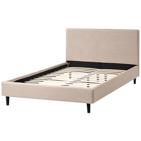 Fodera Per Struttura Letto Fitou 120 X 200 Cm Beige - Foto 8