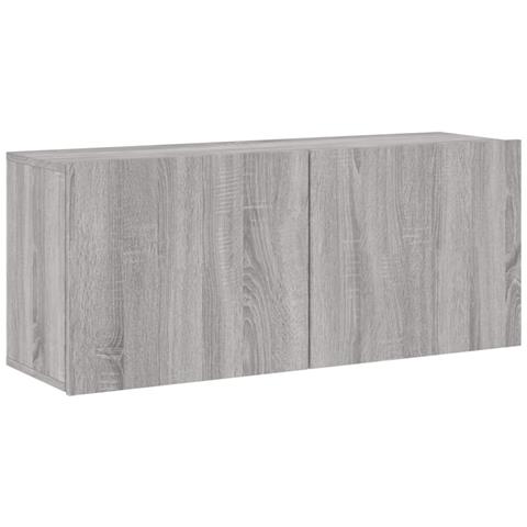 Mobile TV a Parete Grigio Sonoma 100x30x41 cm - Foto 1