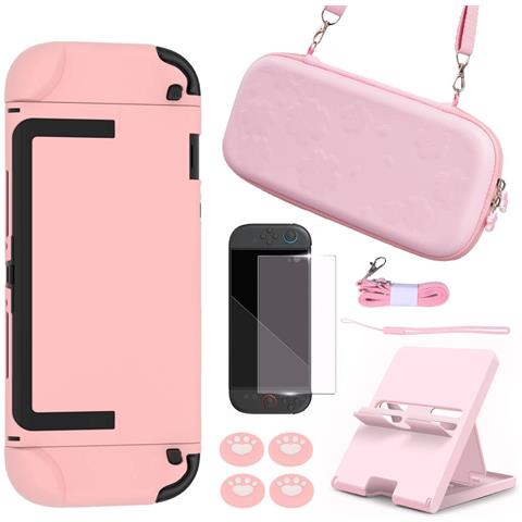 Kit Di Protezione Sakura Compatibile Con Switch 2: Custodia Eva, Proteggi Schermo, Supporto E Copri-pulsanti - Foto 1