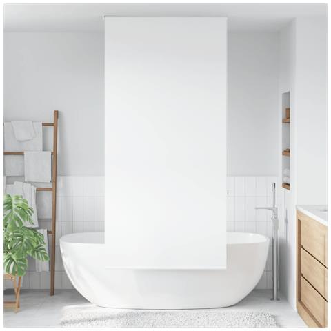 Tenda a Rullo Doccia 100x240 cm Larghezza Tessuto 96 cm - Foto 2