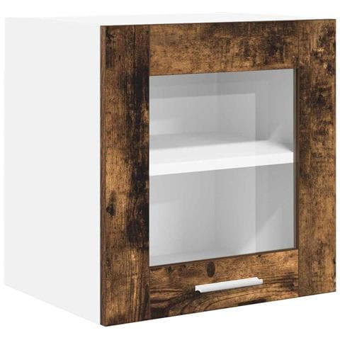 Armadio pensile con porta Riga Rovere fumé 40 x 31 x 40 cm - Foto 1