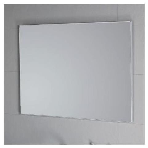 Specchiera A Filo Lucido Con Cornice   Senza Luce - 100x100 A Magazzino - Foto 1