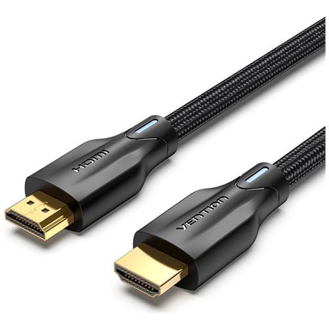 AAUBH cavo HDMI 2 m HDMI tipo A (Standard) Nero - Foto 1