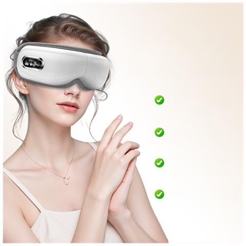 Massaggiatore Oculare Intelligente Con Calore, Vibrazione, Compressione Dell'aria E Musica Bluetooth - Foto 5