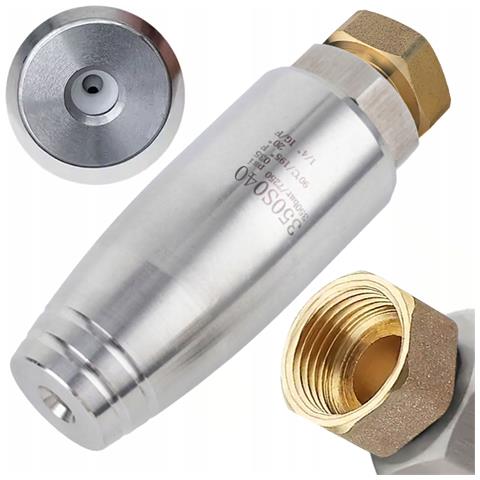 Ugello Rotante Turbosteel 040-m18 Inox - 350 Bar, Acciaio Inox, Filettatura M18 | Compatibile Con Idropulitrice Kärcher Hd /hds - Foto 1