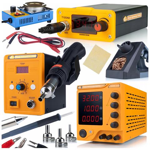 Zest Di Strumenti Elettronici - Alimentatore 32v 10a, Stazione Saldante T12, Stazione Hot-air 858d, Tygiel 160w | Precisione E Versatilità - Foto 1