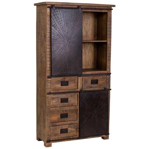 Armadio In Legno Marrone 100x42x190h Cm - Foto 1