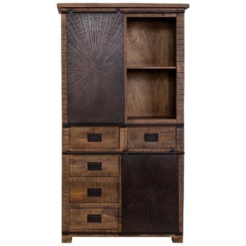 Armadio In Legno Marrone 100x42x190h Cm - Foto 2