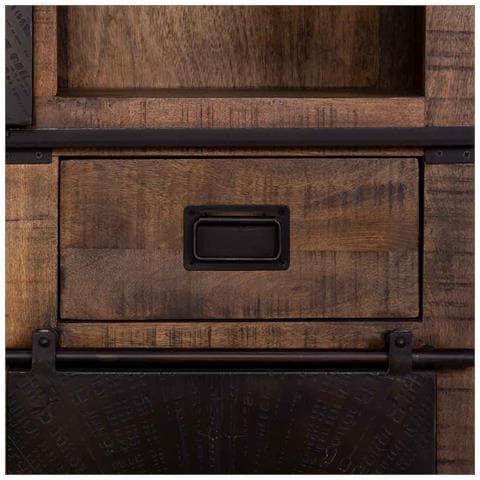 Armadio In Legno Marrone 100x42x190h Cm - Foto 8