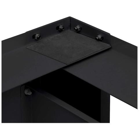 Pedestallo per Lavatrice 2 pcs Nero 127 x 54,5 x 32,5 cm - Foto 9