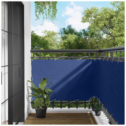 Schermo da balcone Blu 100 x 800 cm Tessuto Oxford - Foto 2