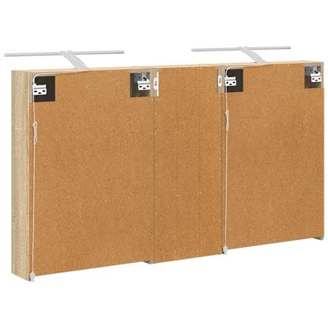 Set di Armadi da Bagno con lo scaffale 3 pcs 130 x 14,5 x 70 cm - Foto 9