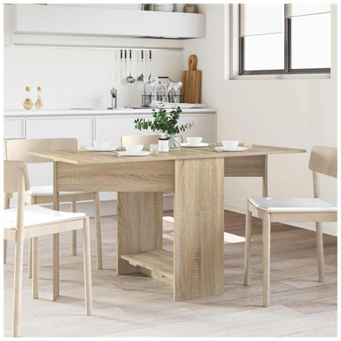 Tavolo da Pranzo 138 x 70 x 73,5 cm Legno ingegnerizzato - Foto 2