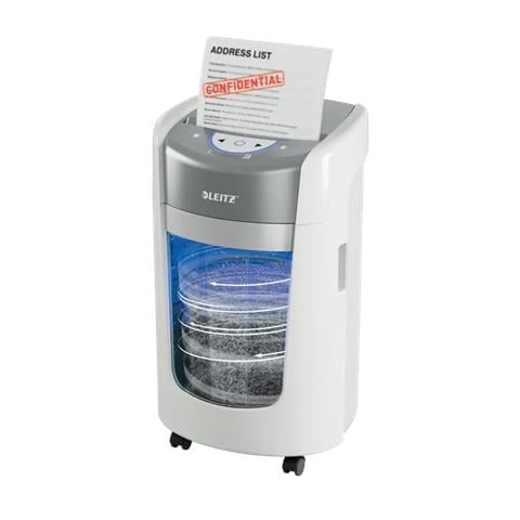 IQ OptiMax Home Office 225 distruggi documenti Taglio a frammenti 22,3 cm Bianco, Grigio - Foto 1