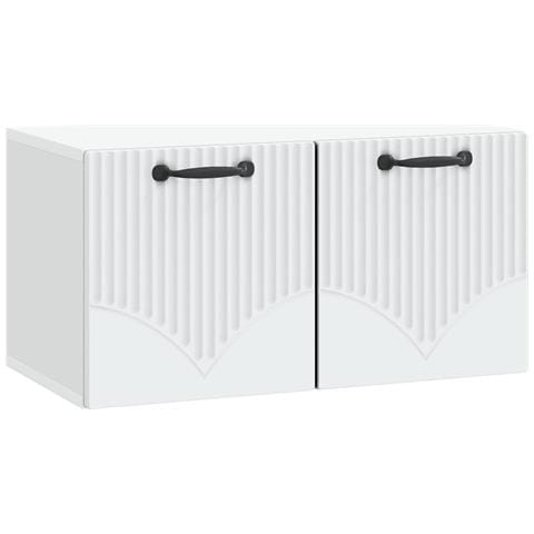 Mobile Porta TV da Muro Bianco 59,5 x 31 x 30 cm - Foto 1