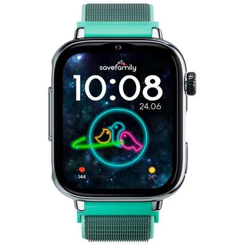 SaveWatch Plus 2 4,7 cm (1.85") AMOLED Digitale 410 x 502 Pixel Touch screen 4G Argento Wi-Fi GPS (satellitare) - Foto 2