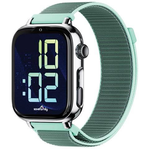 SaveWatch Plus 2 4,7 cm (1.85") AMOLED Digitale 410 x 502 Pixel Touch screen 4G Argento Wi-Fi GPS (satellitare) - Foto 1