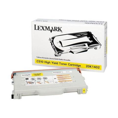 20K1402 Toner Originale Giallo per Lexmark C510 / C510dtn Capacità 6600 Pagine - Foto 1