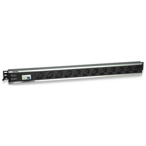 I-CASE STRIP-12A - Multipresa verticale per armadi rack 12 posti con magnetotermico - Foto 7