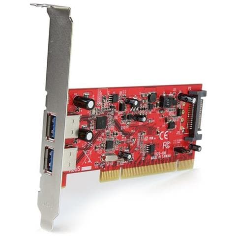 Scheda Pci con 2 porte USB 3.0 SuperSpeed con alimentazione SATA - Foto 2