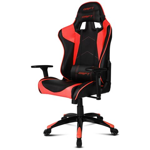 Sedia Gaming DR300 colore Nero / Rosso - Foto 1