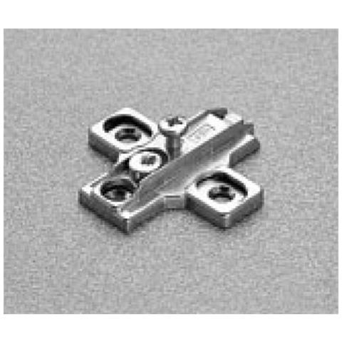 Base Per Cerniera In Acciaio Salice Art. B2r3e09/15 Foratura 37x32 Mm 2pz - Foto 1