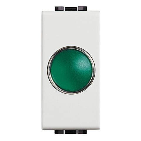 N4371v Portalampada Spia Verde (per Led Art. Ln4742v12t E Ln4742v230t) L - Foto 1