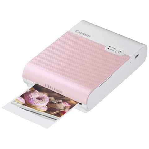 SELPHY Square QX10 Stampante Fotografica a Sublimazione 287 x 287 DPI Wi-Fi / USB - Rosa - Foto 1