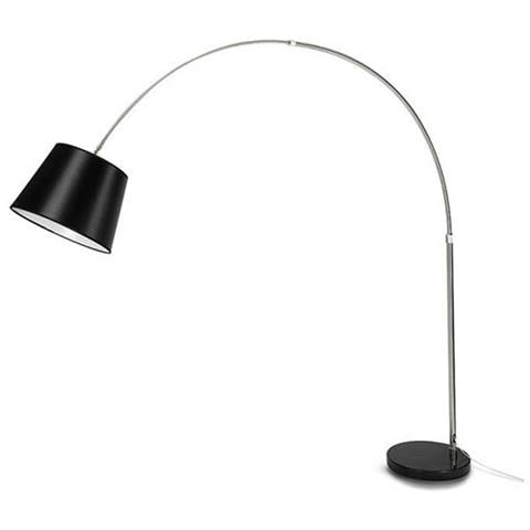 V-tac Vt-7451 Lampada Da Terra Piantana In Metallo Corpo Nero Orientabile Con Portalampada Per Lampadine E27 - Sku 8564 - Foto 1