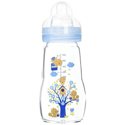 Biberone Di Vetro 260 Ml 0 + Mesi Flusso Tettarella 2 Blu - Foto 1