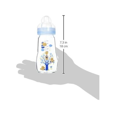 Biberone Di Vetro 260 Ml 0 + Mesi Flusso Tettarella 2 Blu - Foto 2