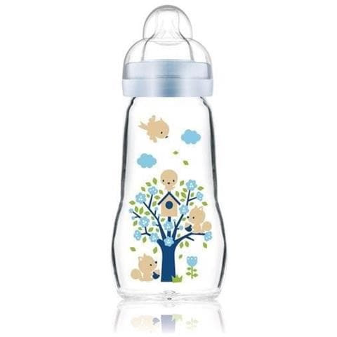 Biberone Di Vetro 260 Ml 0 + Mesi Flusso Tettarella 2 Blu - Foto 3