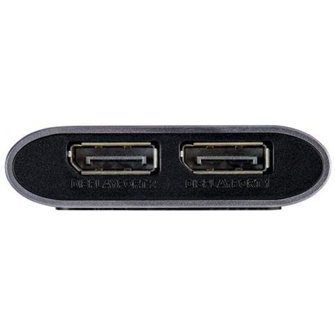Adattatore Thunderbolt 3 a doppio monitor DisplayPort DP 1.4 8K - Doppio 4K 60Hz o singolo 8K / 5K Thunderbolt 3 a DP - Adattatore video porta TB3 a 2x DisplayPort - Cavo da 46 cm - Mac /Windows - Foto 3