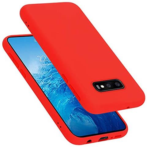 Cadorabo Custodia Compatibile Con Samsung Galaxy S10e In Liquid Rosso - Coperchio Protettivo In Silicone Tpu Flessibile - Foto 1