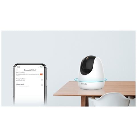 Telecamera Cp3 Ip 1080p Rotazione 360 Orizzontale E 155 Verticale Audio Bidirez Smart Tracking Modalita Allarme Dist 12mt - Foto 11